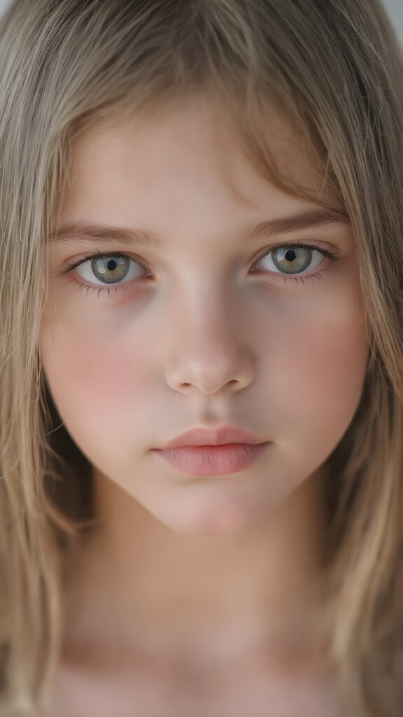 A (((detailed portrait))) of a (((beautiful young girl))) with a ((vividly colorful and hyper-detailed expressive, glossy lips, and expressive big happy eyes, yet delicate facial features. Her long, straight hair framing her face as she gazes confidently forward. Her skin is exuding (hyper-realistic, detailed texture), adorned with a (short, intricate colorful floral pattern) that draws attention to her slender figure.
