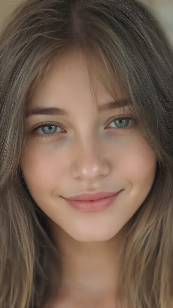 A stunningly detailed (((upper body photograph))), inspired by the works of OnlyFans Model, a teen with an ultra-realistic long, straight black and blonde hair, showcasing highly detailed, intricate eye and face, natural-looking skin texture, in a natural and tasteful pose, smiling with perfectly white teeth, captured in the best light for a high-quality, shallow depth of field image that exudes natural beauty and hyperrealism