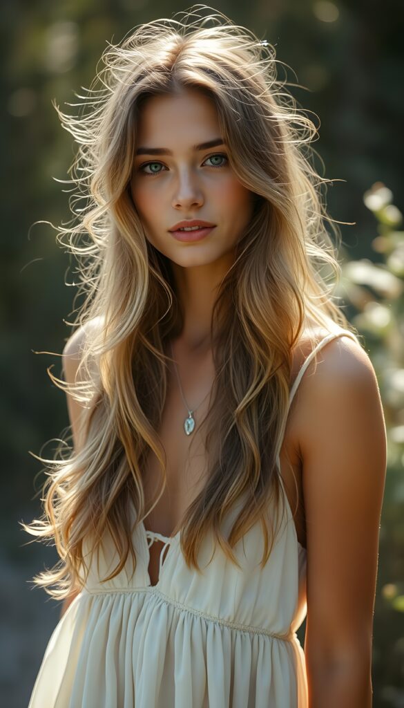 She’s a free-spirited young woman with sun-kissed skin and long, wavy hair that seems to catch the light as she moves. Her style is effortlessly bohemian—flowy dresses, beaded bracelets, and tiny wildflowers woven into her hair. She often walks barefoot, a soft smile playing on her lips, radiating a sense of calm and kindness. There’s a sparkle in her eyes that hints at curiosity and compassion for the world. She loves music, nature, and meaningful conversations under the stars, carrying an aura that makes everyone around her feel at peace.