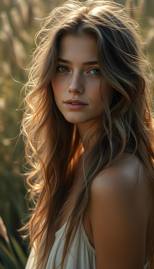 She’s a free-spirited young woman with sun-kissed skin and long, wavy hair that seems to catch the light as she moves. Her style is effortlessly bohemian—flowy dresses, beaded bracelets, and tiny wildflowers woven into her hair. She often walks barefoot, a soft smile playing on her lips, radiating a sense of calm and kindness. There’s a sparkle in her eyes that hints at curiosity and compassion for the world. She loves music, nature, and meaningful conversations under the stars, carrying an aura that makes everyone around her feel at peace.