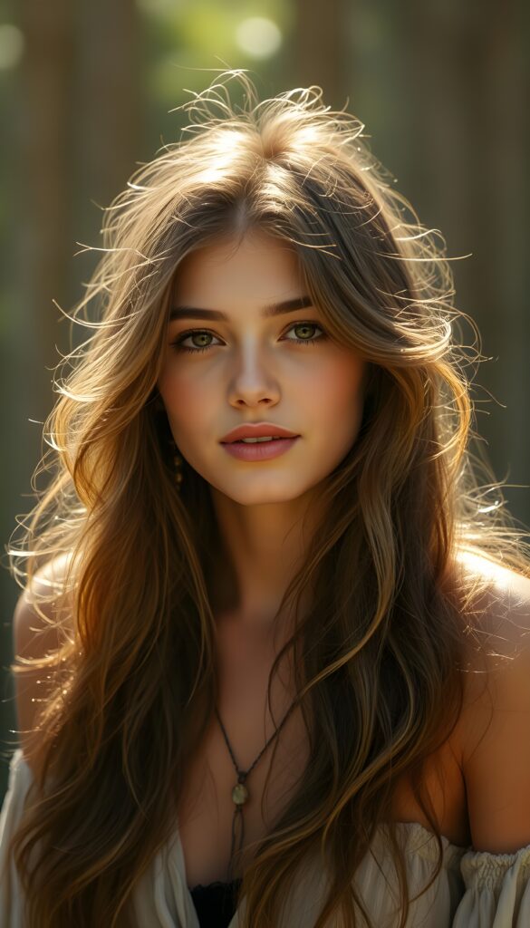 She’s a free-spirited young woman with sun-kissed skin and long, wavy hair that seems to catch the light as she moves. Her style is effortlessly bohemian—flowy dresses, beaded bracelets, and tiny wildflowers woven into her hair. She often walks barefoot, a soft smile playing on her lips, radiating a sense of calm and kindness. There’s a sparkle in her eyes that hints at curiosity and compassion for the world. She loves music, nature, and meaningful conversations under the stars, carrying an aura that makes everyone around her feel at peace.