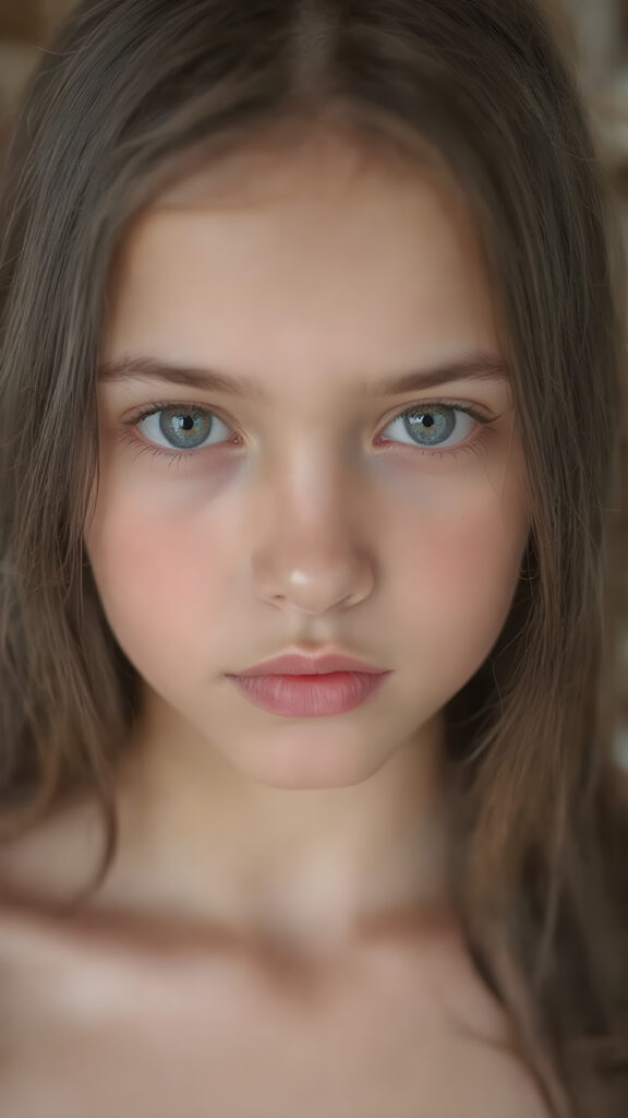 A (((detailed portrait))) of a (((beautiful young girl, a wonderful, soft, flawless face))) with a ((vividly colorful and hyper-detailed expressive, glossy lips, and expressive big happy eyes, yet delicate facial features. Her long, straight soft black hair framing her face as she gazes confidently forward. Her skin is exuding (hyper-realistic, detailed texture), adorned with a (short, intricate colorful floral pattern) that draws attention to her slender figure.