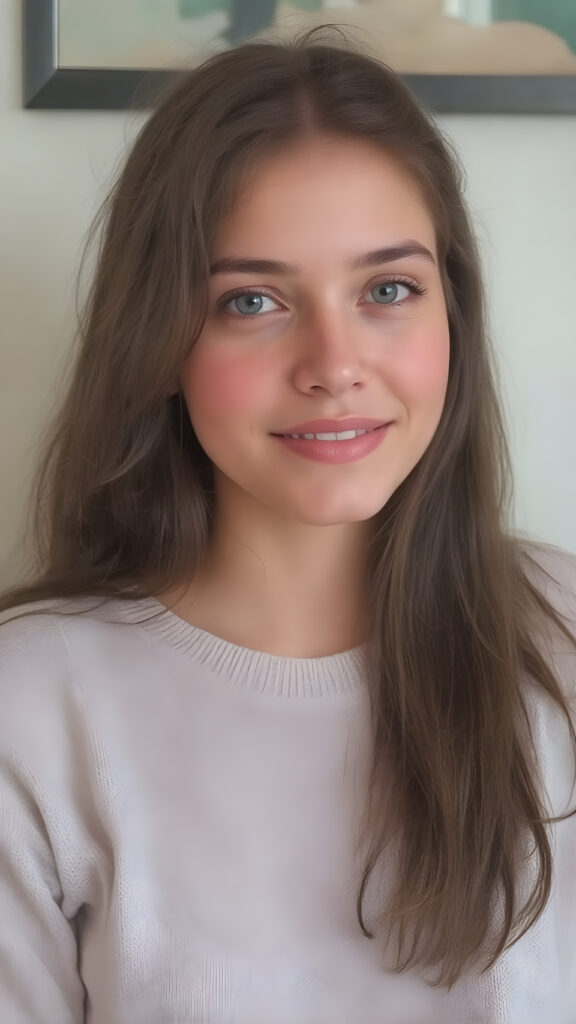 a beautiful, pretty girl