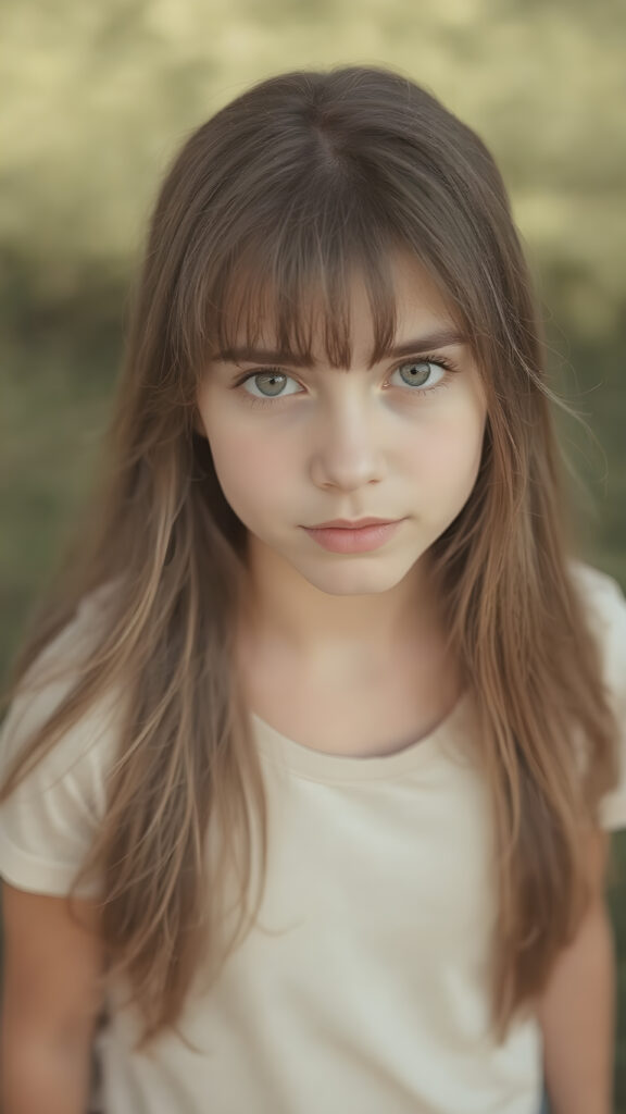 she has a soft outlook on her eyes