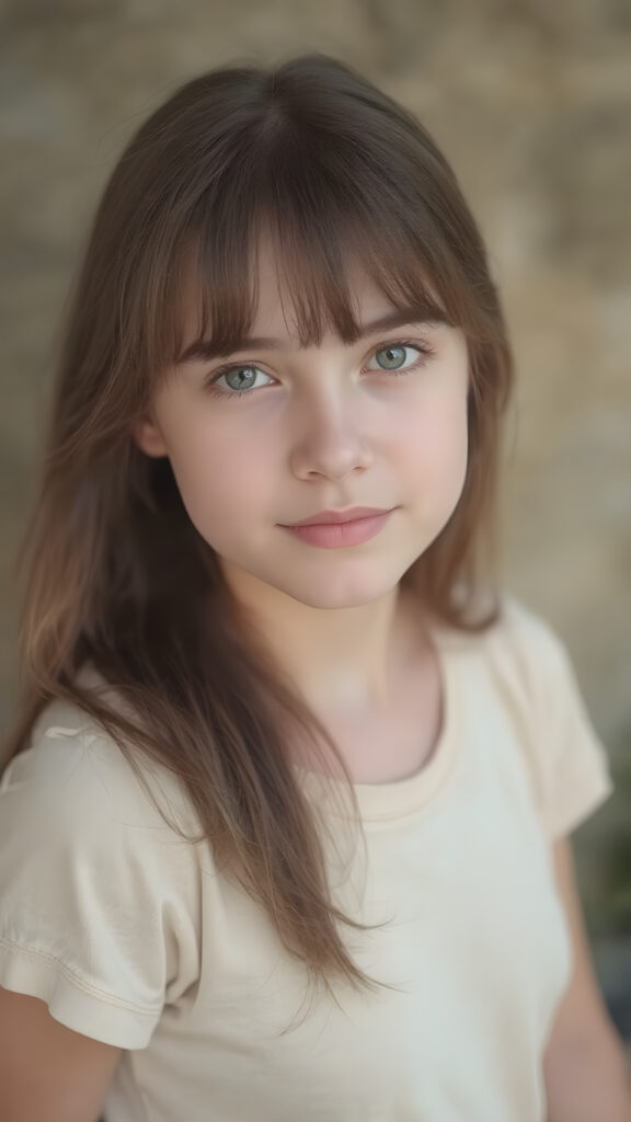 she has a soft outlook on her eyes