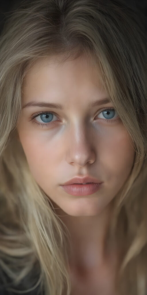 a (((gorgeous adult girl))), with (((pale skin))), luxurious and (((straight hait))), styled in loose and (((flowing hair))), that softly sweeps up and frames her face, embodying an ethereal ((angelic presence)), exuding a serene ambiance (((Full body view))) that captures her natural beauty with a hint of (professionalism)