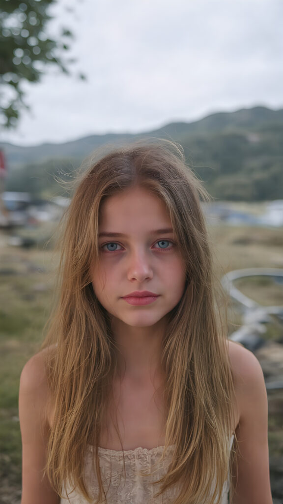 a real person and where she's from in new Zealand, young girl, long hair, cute