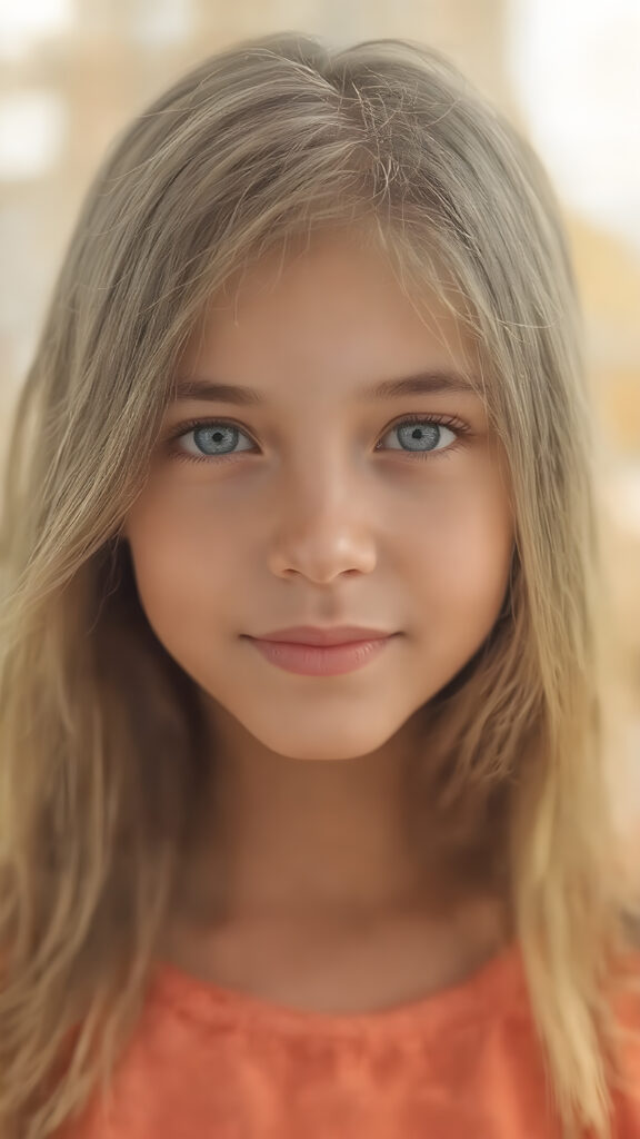 a (((vividly colorful and hyper-realistic illustration featuring a (((beautiful young girl))) with ((white skin))), ((extra long, soft, silky smooth hair) that flows gracefully down her back in a (hyper-detailed, high-resolution frame), captured in a ((warm, soft glow)) setting that highlights her (extremely detailed, happy expression) perfectly. her ((big, happy eyes)) are extremely detailed and match her perfect ((eye color)), while her ((perfect, detailed lip color)) complements her overall ((glossy, smooth lips)) in a (softly detailed, natural light) setting that brings out her ((extreme beauty)) and elegance