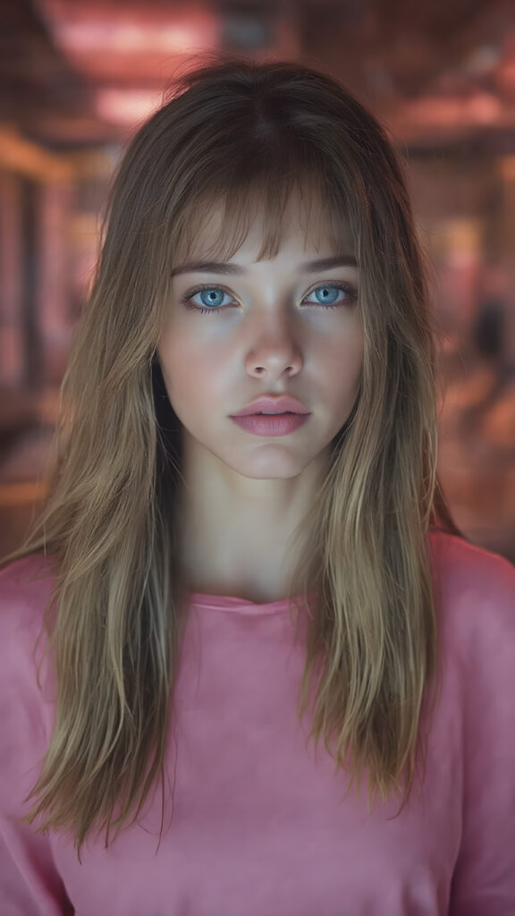 a (((vividly young girl))) with long, flowing hair that mimics the swirling patterns of the (future), dressed in a sleek, ((high-tech outfit)) that blends seamlessly with the futuristic backdrop, painted in a warm, (softly glowing) natural light, creating a fantastically detailed portrait that captures the essence of a (timeless teen from the future) with a (hyper-realistic, detailed face) that exudes an ethereal beauty, full-body visual feast that transports viewers to a whole new realm of the (future of the past)