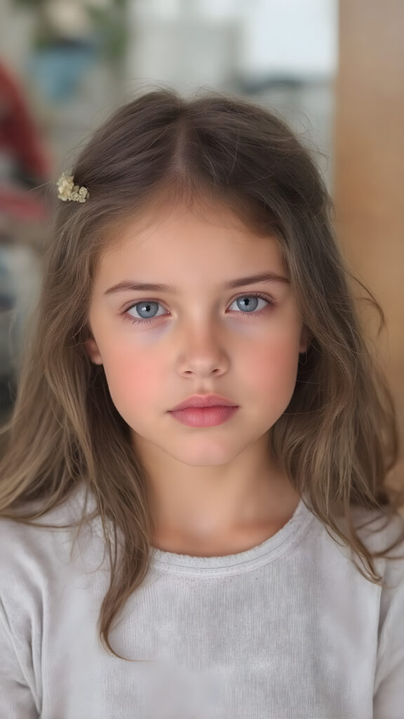 a young girl, stunning, gorgeous, symmetric