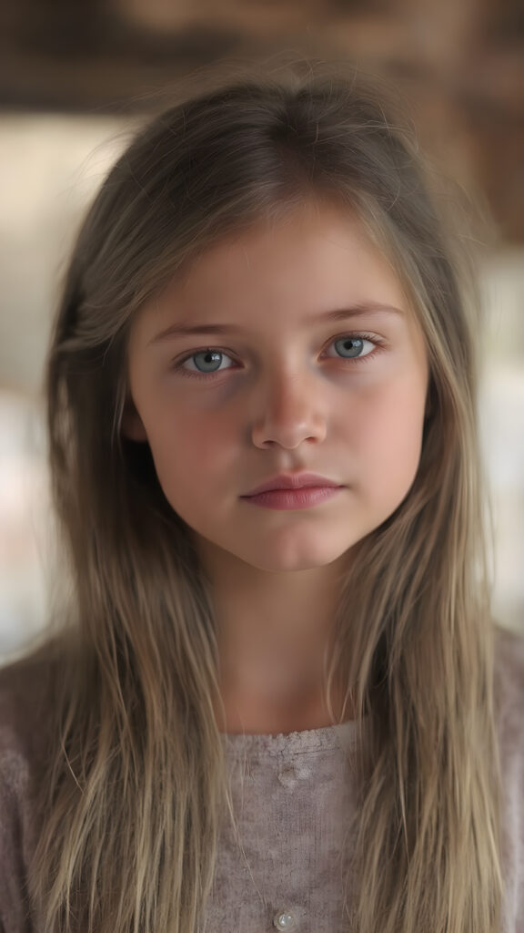 a young girl, super long straight blond brown hair, view from back, stunning