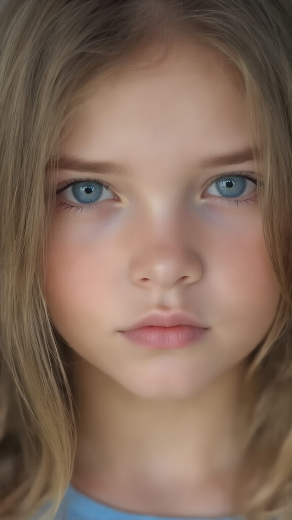 a young girl, stunning, gorgeous, symmetric