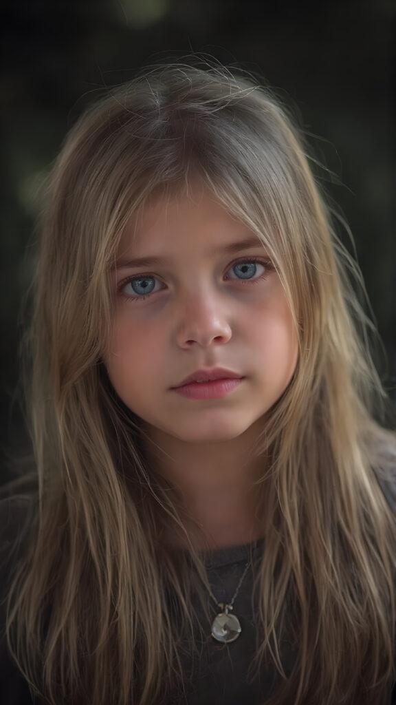 a young girl, super long straight blond brown hair, stunning, moonlight, looks like a fairy