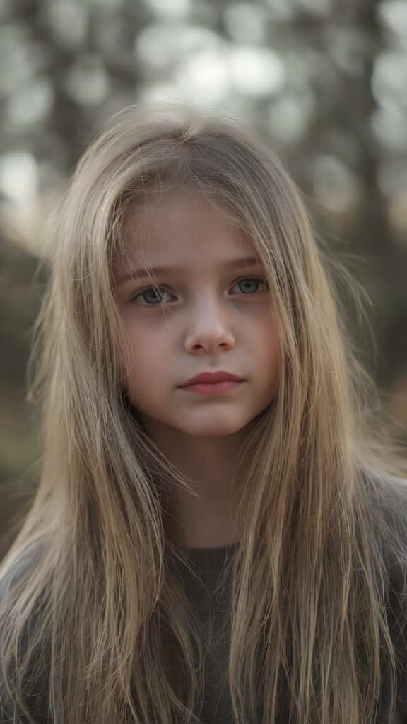 a young girl, super long straight blond brown hair, stunning, moonlight, looks like a fairy