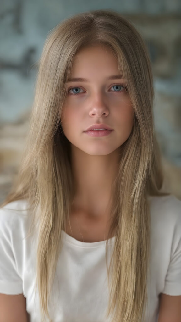 super realistic detailed, young teen girl, long straight hair, cute, stunning, gorgeous